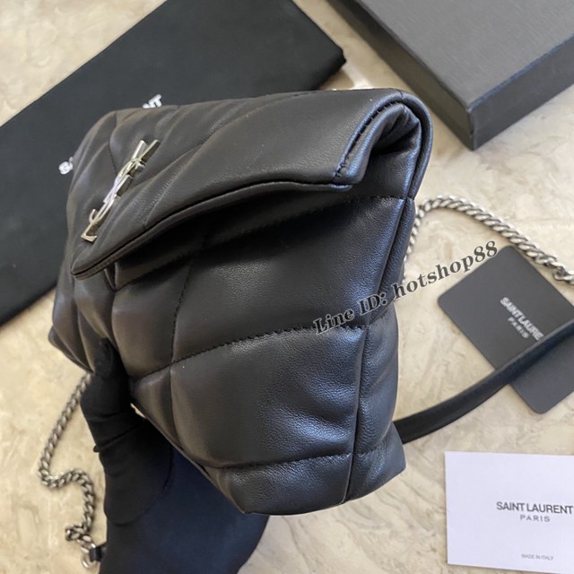 YSL專櫃新款絎縫小羊皮女包 聖羅蘭YSL LOULOU PUFFER迷你包包 620333 blys1390